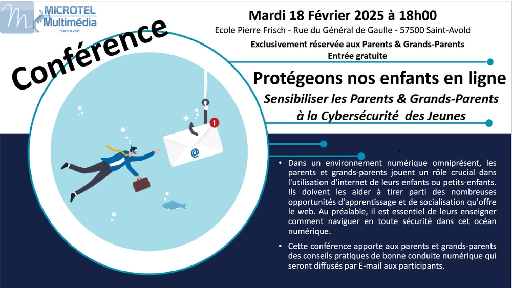 Conférence Cybersécurité Jeunes